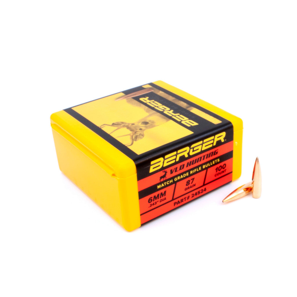 Berger 6mm 87 gr VLD Hunting