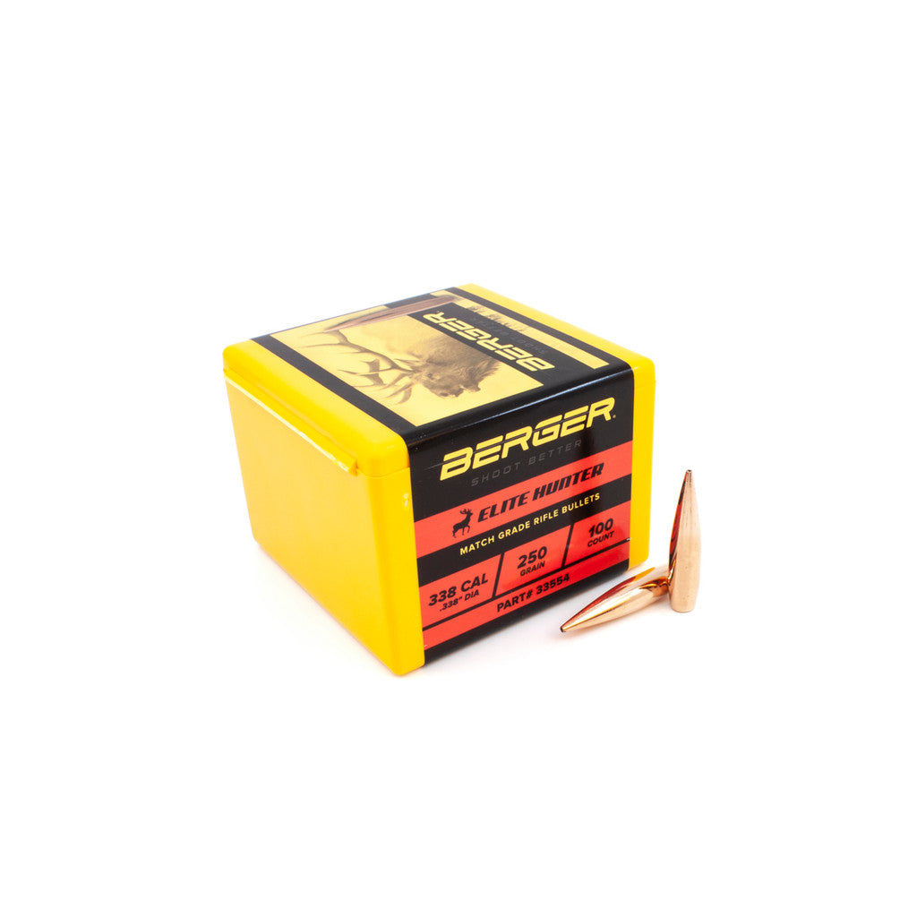 Berger 338 cal 250 gr Elite Hunter