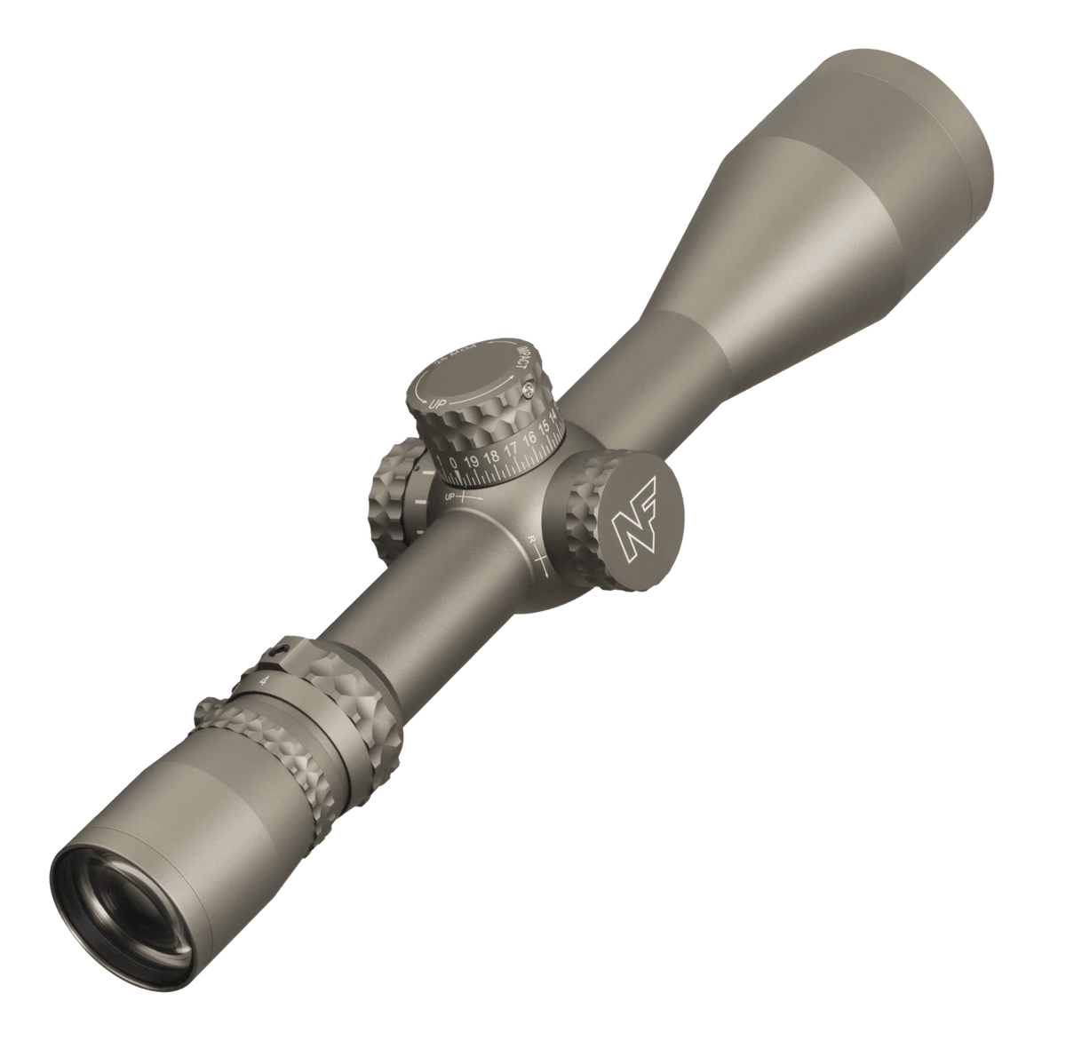Nightforce NX8 4-32x50mm F1 ZeroStop .250 MOA DigIllum PTL MOAR
