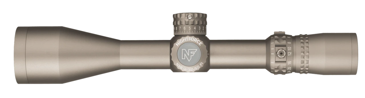 Nightforce NX8 4-32x50mm F1 ZeroStop .250 MOA DigIllum PTL MOAR