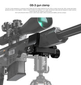 Lightweight Rifle Clamp Mount | Arca Compatible + 3/8"