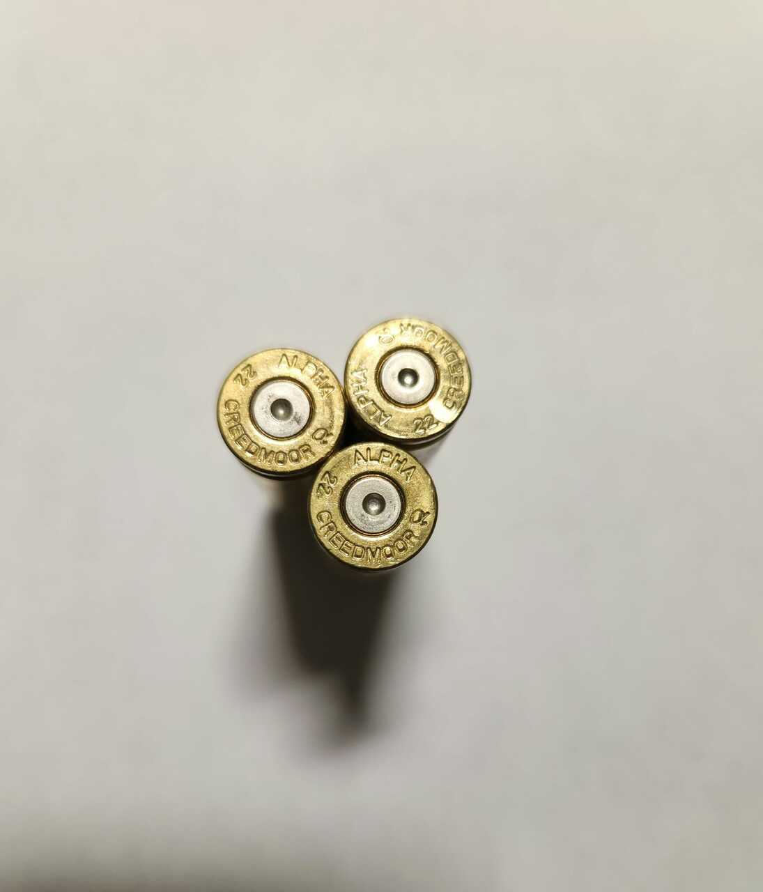 Once Fired Brass - 22 Creedmoor Alpha - 50 Count