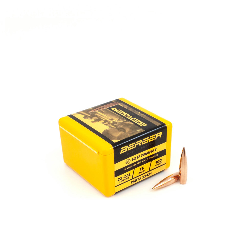 Berger 22 cal 75 gr VLD Target