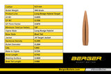Berger 6.5mm 144 gr Long Range Hybrid Target