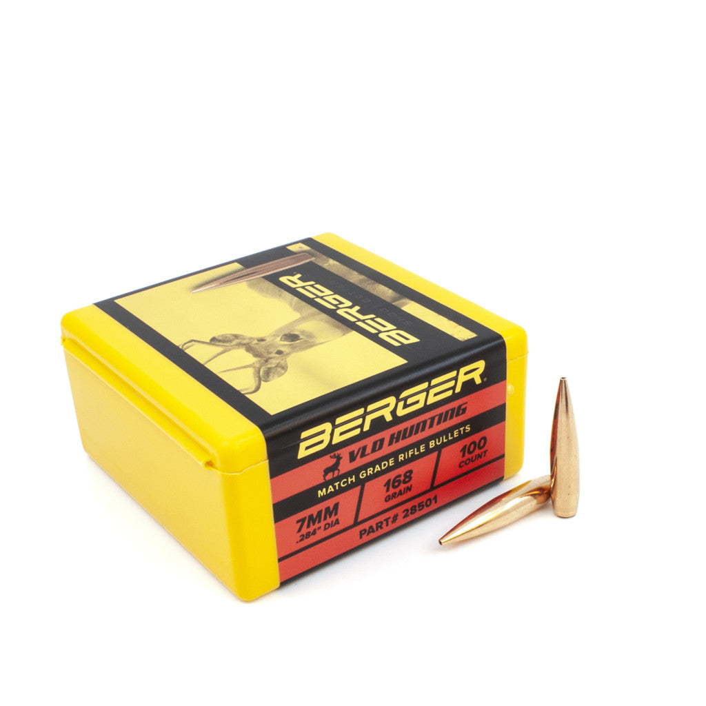 Berger 7mm 168 gr VLD Hunting