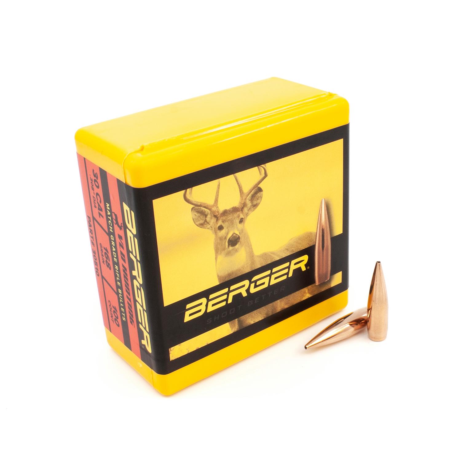 Berger 30 cal 168 gr VLD Hunting
