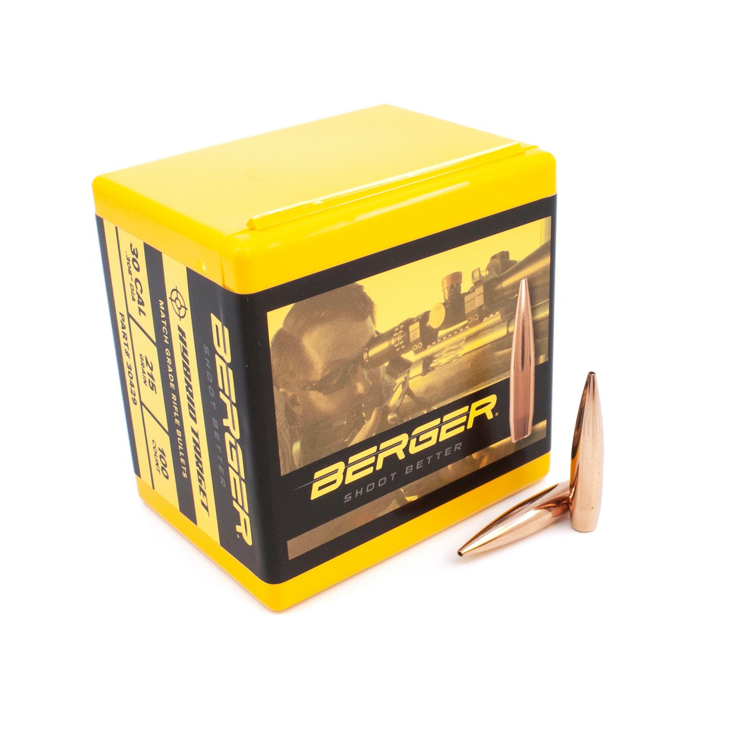 Berger 30 cal 215 gr Hybrid Target