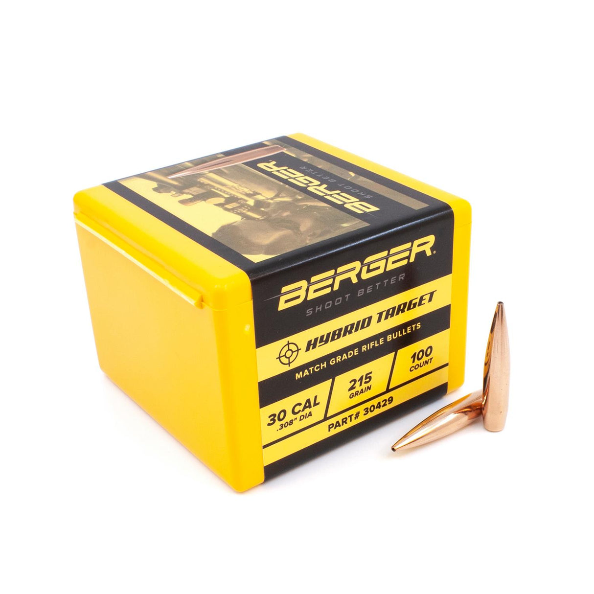 Berger 30 cal 215 gr Hybrid Target
