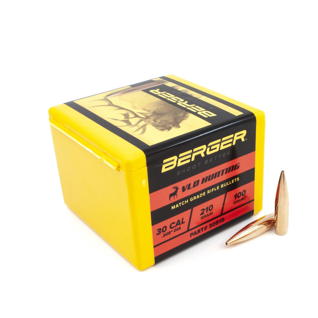 Berger 30 cal 210 gr VLD Hunting