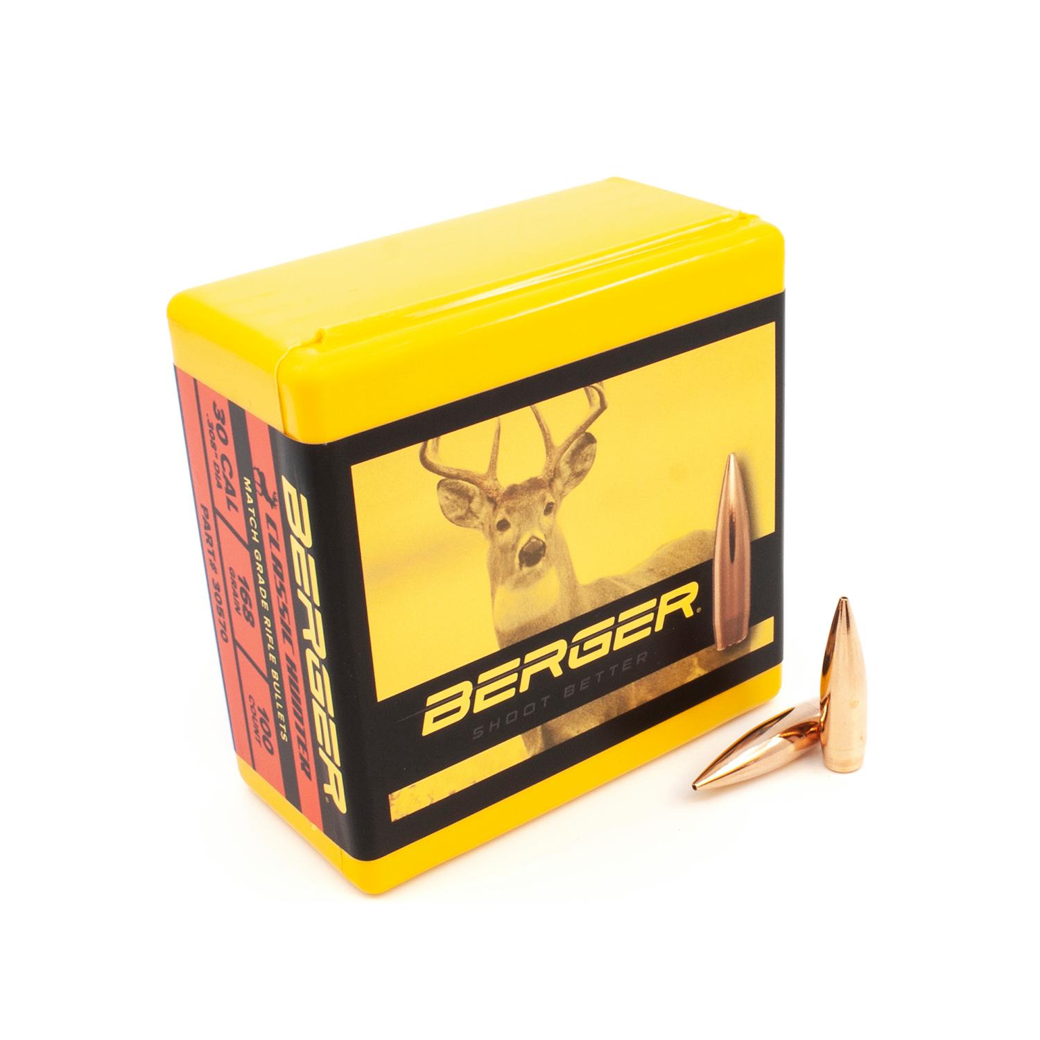 Berger 30 cal 168 gr Classic Hunter