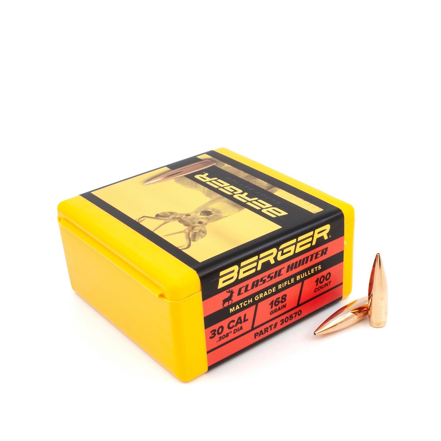 Berger 30 cal 168 gr Classic Hunter