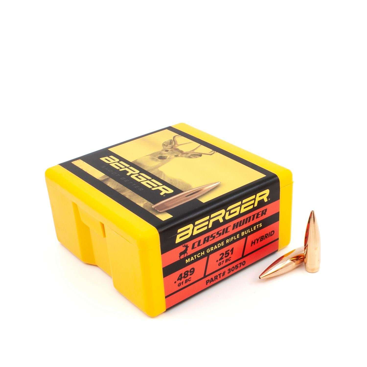 Berger 30 cal 168 gr Classic Hunter