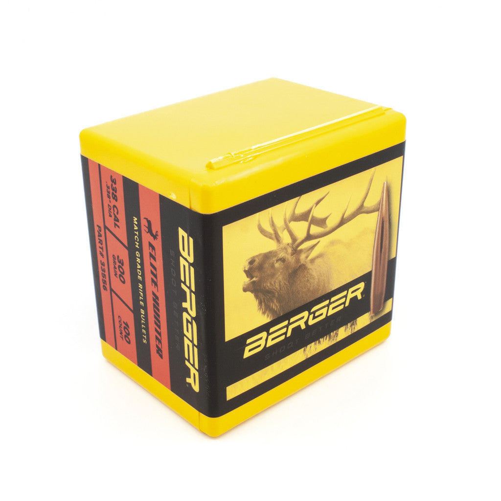 Berger 338 cal 300 gr Elite Hunter