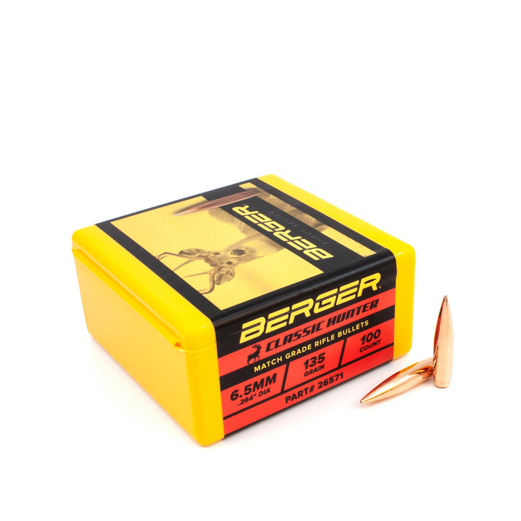 Berger 6.5mm 135 gr Classic Hunter