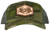 EOL Leather Patch Hat - Multicam/Green