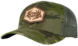 EOL Leather Patch Hat - Multicam/Green