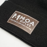 MOA Leather Patch Beanie