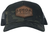 MOA Leather Patch Hat - Camo/Black