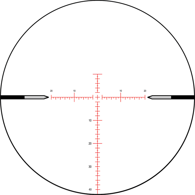 Nightforce NX8 4-32x50mm F1 ZeroStop .250 MOA DigIllum PTL MOAR