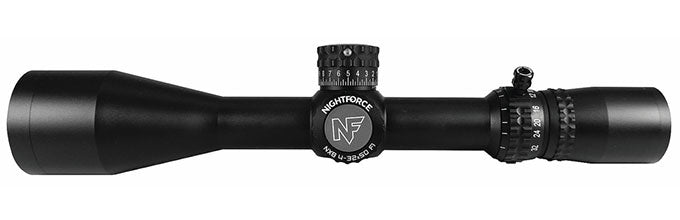 Nightforce NX8 4-32x50mm F1 ZeroStop .250 MOA DigIllum PTL MOAR