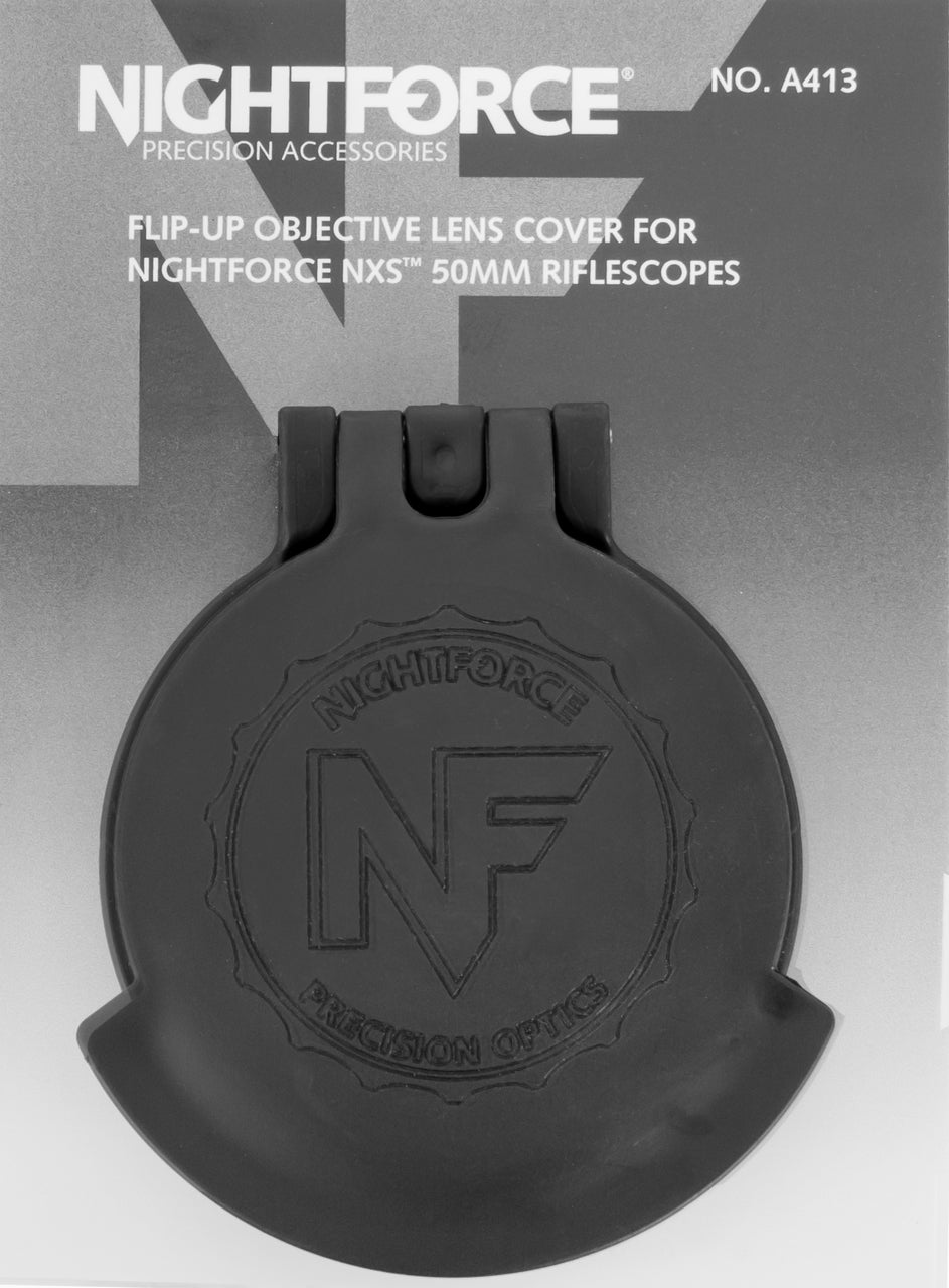 NF Objective end, Flip-up lens caps - NXS 50mm