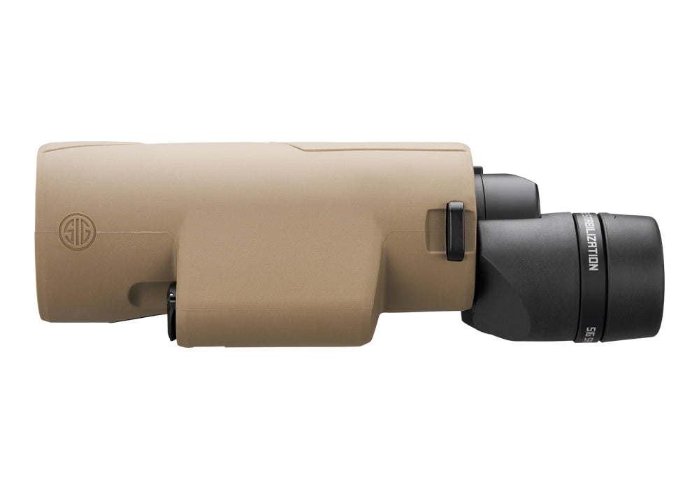 ZULU6 HDX PRO 18x50 binocular left profile with 50mm ED glass objective lenses